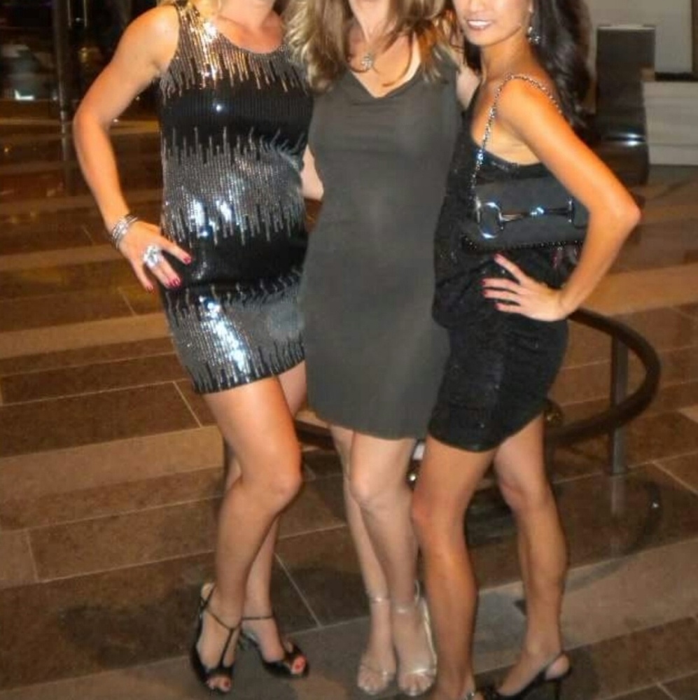 Great black and silver party dress!